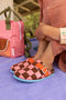 Sticky lemon Clogs kind - Kinder klompen - Willow brown + Flower pink - Maat 33