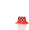Sticky Lemon Regenhoed - Kinderhoed - 54 CM - Vissershoed - Flower Pink + ladybird red