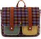 Sticky Lemon - Schooltas - Boekentas - School Bag - Meadows - Tartan Stormy Purple