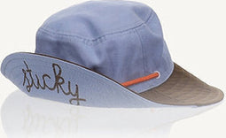Sticky Lemon Sun hat - Zomer Kinderhoed - 54 CM - Vissershoed - Zonnehoed - Blooming purple + soil green