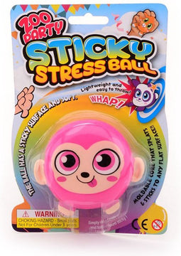 Sticky stretchbal aap op kaart 24352