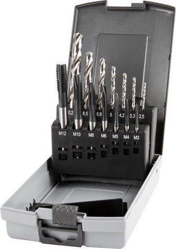 STIER draadsnijder machinetapset HSS-E Co8 M3-M12 vorm B