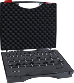 STIER Frees Assortiment 30 Stuks 8 mm in Kunststof Koffer - Hardmetalen Snijkanten, Geschikt voor Handmatige Routers