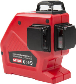 Stier kruislijnlaser - 3x360