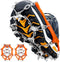 Stijgijzers voor Bergschoenen - Schoenklauwen met 19 Roestvrijstalen Tanden Spikes - IJs Spikes - Sneeuwketting - Trekking Winter Outdoor:
