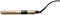Stijltang - SAINT ALGUE - Demeliss Kera Gold - Dunne platen 25 mm