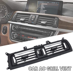 Stijlvolle Airco Ventilatiegrill voor BMW 5 Serie - Kunststof, Zwart
