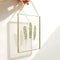Stijlvolle Hangende Fotolijst met Koperen Afwerking - Perfect voor Decoratie 25x20