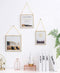 Stijlvolle Hangende Fotolijst met Koperen Afwerking - Perfect voor Decoratie 25x20
