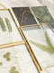 Stijlvolle Hangende Fotolijst met Koperen Afwerking - Perfect voor Decoratie 25x20