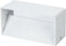 Stijlvolle LED-wandlamp - Warm wit - witte aluminium wandlamp met verlichting voor slaapkamers, woonkamers, trappen en lounges - Energieklasse A +