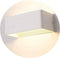 Stijlvolle LED-wandlamp - Warm wit - witte aluminium wandlamp met verlichting voor slaapkamers, woonkamers, trappen en lounges - Energieklasse A +