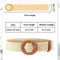 Stijlvolle Rieten Taillebanden - Voeg Flair Toe aan Elke Outfit - Set van 4!
