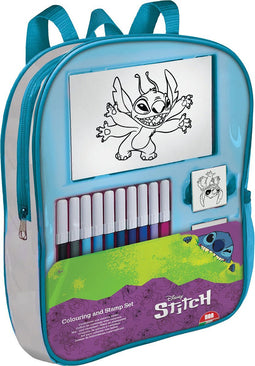 Stitch Rugzak met Viltstiften & Stempels