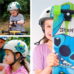 STITCH Skatehelm Verstelbaar Zwart Maat 54-60 Cm