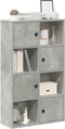 vidaXL - Boekenkast - 60x24x101,5 - cm - bewerkt - hout - betongrijs