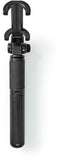 Nedis SEST250BK - Selfiestickstatief 2-in-1 - Afneembare afstandsbediening - Aluminium Zwart