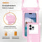 Drivv. Luxe Waterdicht Telefoonhoesje - Drijvend - Dubbele Klipsluiting - Tot 6.8 inch - Roze