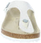 Birkenstock Gizeh - Dames Slippers - Verstelbare teenslipper - White (2020) - Maat 39