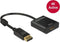 Delock 62607 - DisplayPort naar HDMI actieve adapter - 4K 30Hz - Zwart