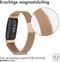 iMoshion Bandje Geschikt voor Fitbit Inspire Maat M - iMoshion Milanees magnetische band met installatiehulp - Rosé Goud