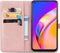 iMoshion Hoesje Geschikt voor Oppo A94 (5G) Hoesje Met Pasjeshouder - iMoshion Mandala Bookcase - Rosé Goud