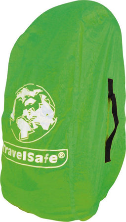 TravelSafe Combipack Cover - Regenhoes en Transporthoes - Geschikt voor rugzakken tot 85 L - Fluor Groen