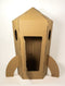 Kartonnen Speel Raket - Speelhuis - Kartonnen speelgoed - 100% recyclebaar - 98x68x7 cm - Helemaal te versieren met verf - Cadeau van duurzaam karton - KarTent