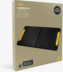 Aqiila Sunbird P100 - Zonnepaneel 100W - Opvouwbaar Lichtgewicht - IP65