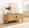 Stockholm TV Meubel - 120 x 40 x 45 cm - Strak Scandinavisch Design met Schuifdeuren