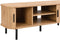 Stockholm TV Meubel - 120 x 40 x 45 cm - Strak Scandinavisch Design met Schuifdeuren