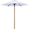 PimXL Parasol - Ø200cm - Push-up systeem - Wit
