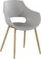 Stoel Alice 110 2er-Set Grijs