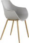 Stoel Alice 110 2er-Set Grijs