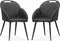 Stoel Belize - Antraciet (set van 2 stoelen)