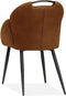 Stoel Belize - Cognac (set van 2 stoelen)