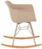 Stoel | kunststof | beige | 69x56.5x (h)79 cm