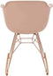 Stoel | kunststof | beige | 69x56.5x (h)79 cm