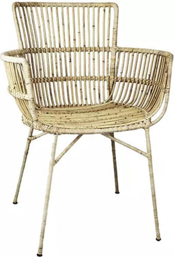 Stoel Rattan/ Iron Blond