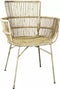 Stoel Rattan/ Iron Blond