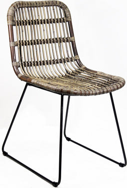 Stoel Rotan - ijzer