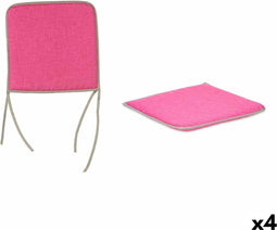 Stoelkussen 38 x 2,5 x 38 cm (4 Stuks)