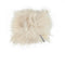 Stoelkussen van IJslands schapenvacht - Wit