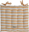 Stoelkussens - Set van 4 - 40x40cm - 3 Kleuren - Gestreept