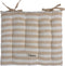 Stoelkussens - Set van 4 - 40x40cm - 3 Kleuren - Gestreept