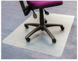 Stoelmat Floortex Pvc 120x90cm Voor Zachte Vloeren