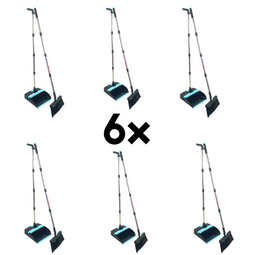 Stoffer en Blik met lange steel 121 cm set van 6 - Synx Tools Veger en blik met lange steel - Stoffe