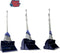 Stoffer en Blik met lange steel 95 cm Synx Tools - Blauw Kunststof - Hotel Stoffer Blik set - Stoffer en blik sluitend model - Schoonmaak artikelen - Bezem / Veger en blik met lange steel - Schoonmaken