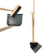 Stoffer en blik met lange steel 97 cm Synx Tools - Metaal Blik - set van 2 Classic Paardenhaar - Veger en blik met lange steel 97 cm - stoffer & blik met lange steel - stoffer en blik houten stelen