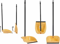 Stoffer en blik Opvouwbaar Crème PVC Metaal 28,5 x 87,5 x 31 cm (12 Stuks)